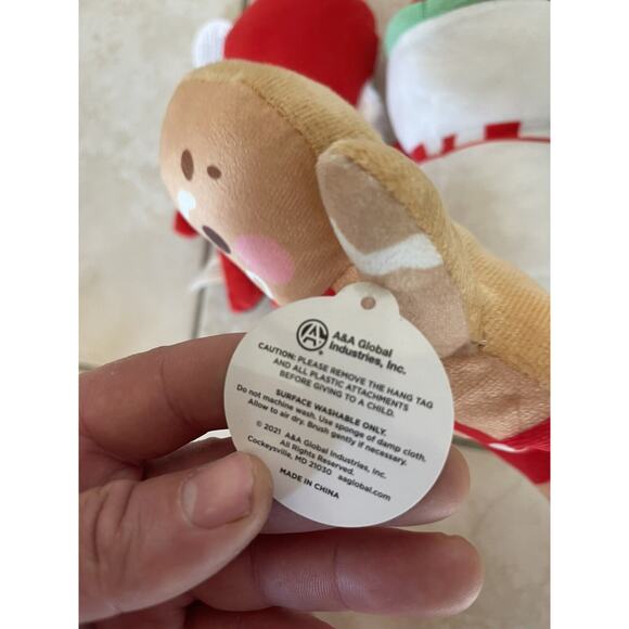 Lot Of 3 A&A Global Christmas Plushies - Picture 5 of 5